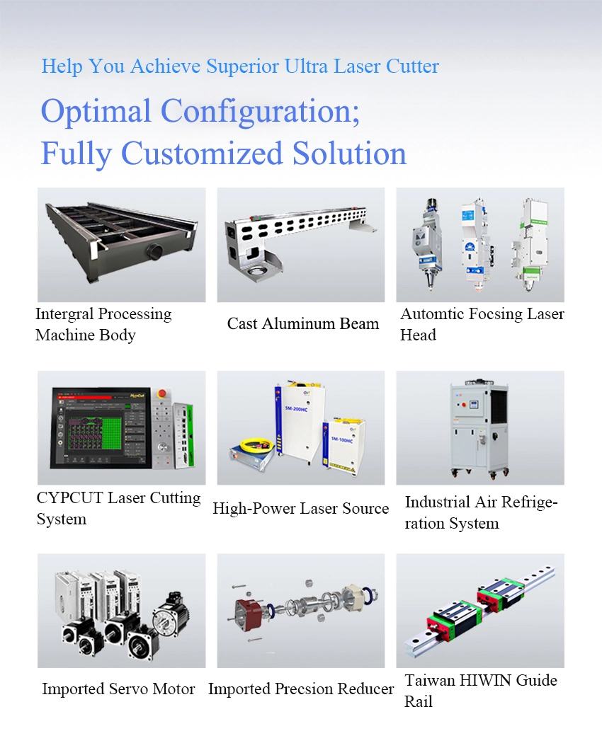 China Top Mind Laser Cutting Machine Price/CNC Fiber Laser Cutter Sheet Metal